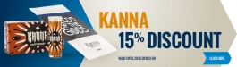 15% Discount Kanna